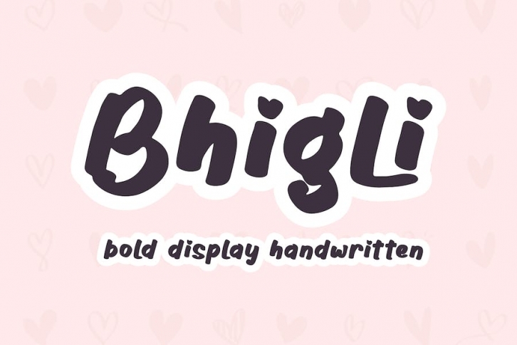 Bhigli Bold Display Handwritten Font Font Download