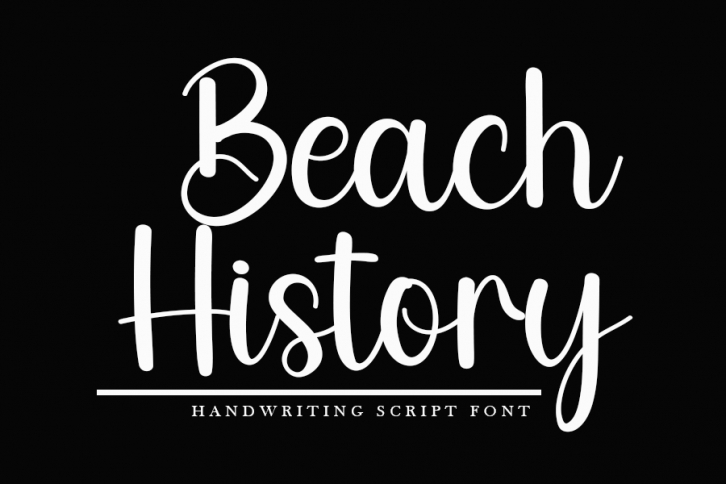 Beach History Font Download