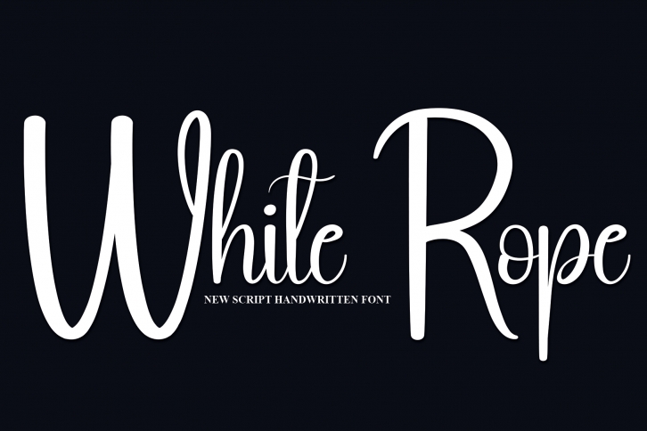 White Rope Font Download