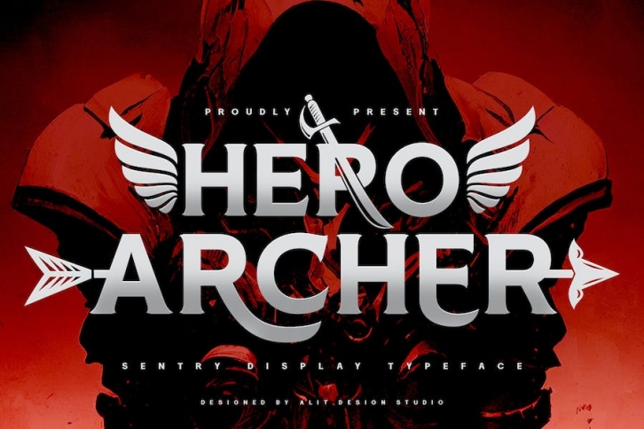The Hero Archer Typeface Font Download