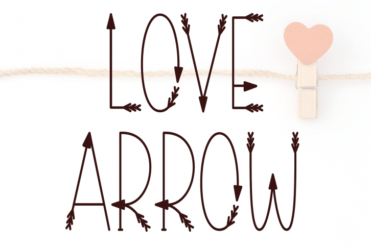 Love Arrow Font Download