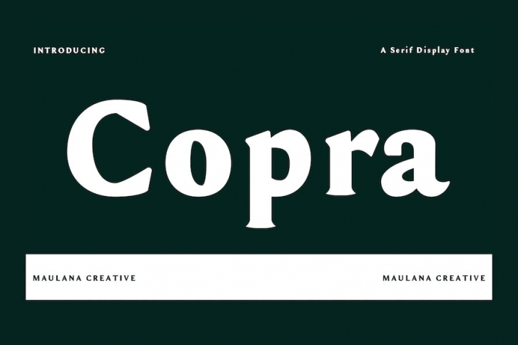 Copra Serif Display Font Font Download