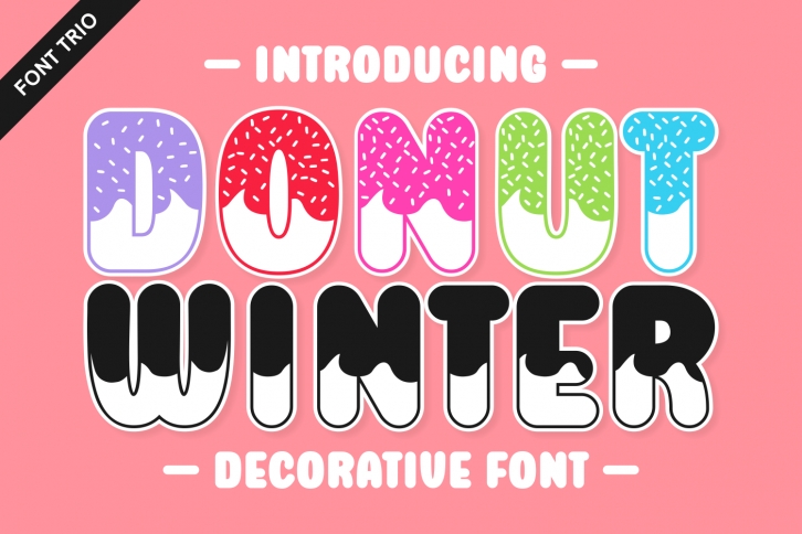 Donut Winter Font Download