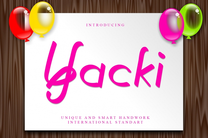 Yacki Font Download