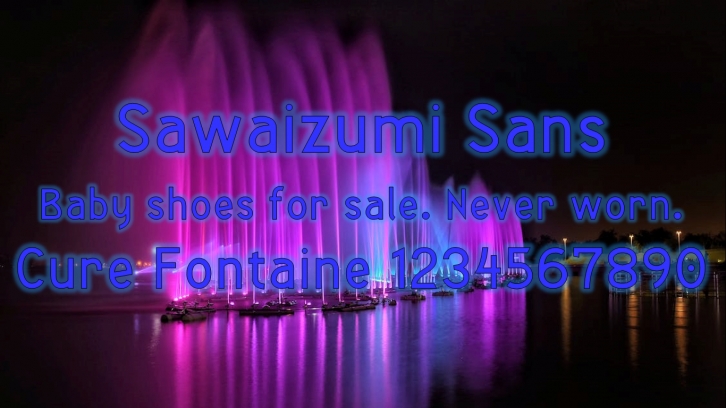 Sawaizumi Sans Font Download