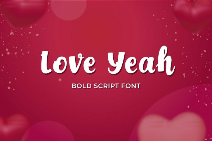 Love Yeah - Bold Script Font Font Download