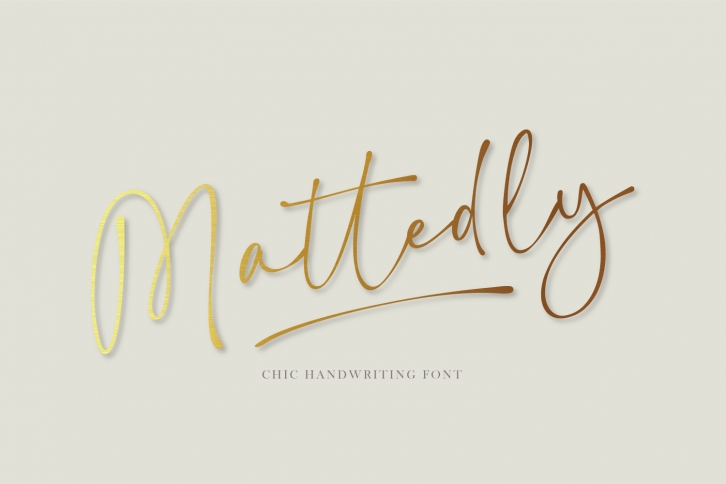 Mattedly Font Download