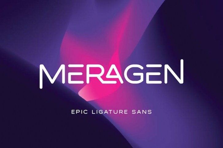 Meragen - Epic Ligature Sans Font Download