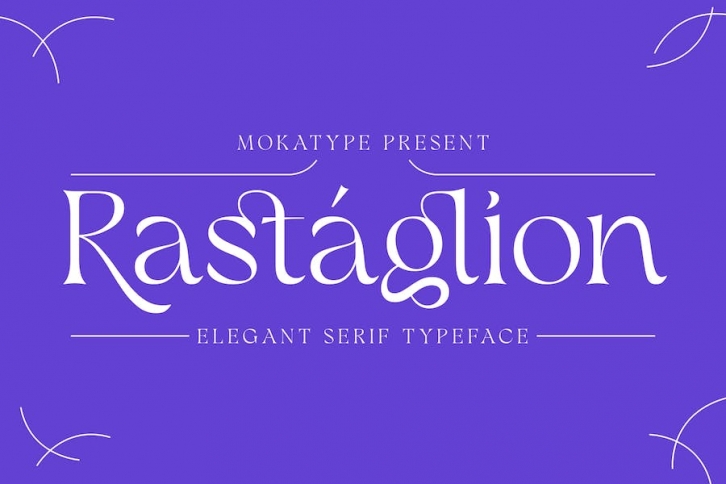 Rastaglion - Fluid Display Serif Font Download