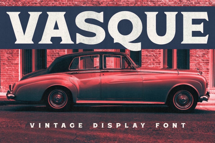 Vasque - Vintage Display Fonts Font Download