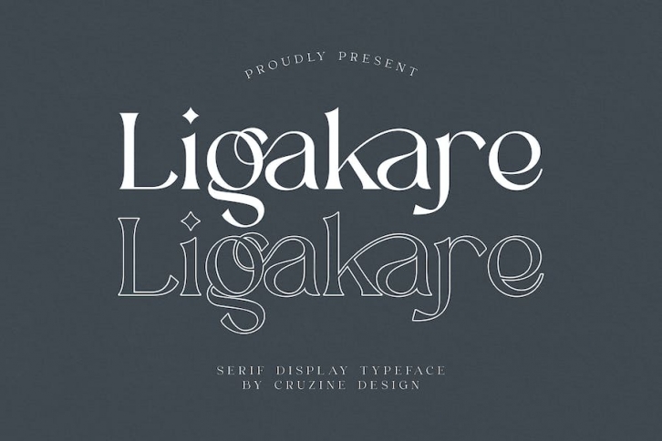 Ligakare Modern Serif Font Download