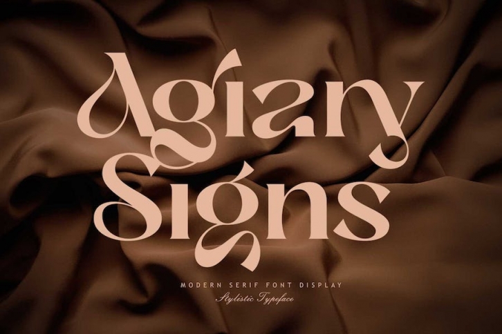 Agiary Signs Font Download