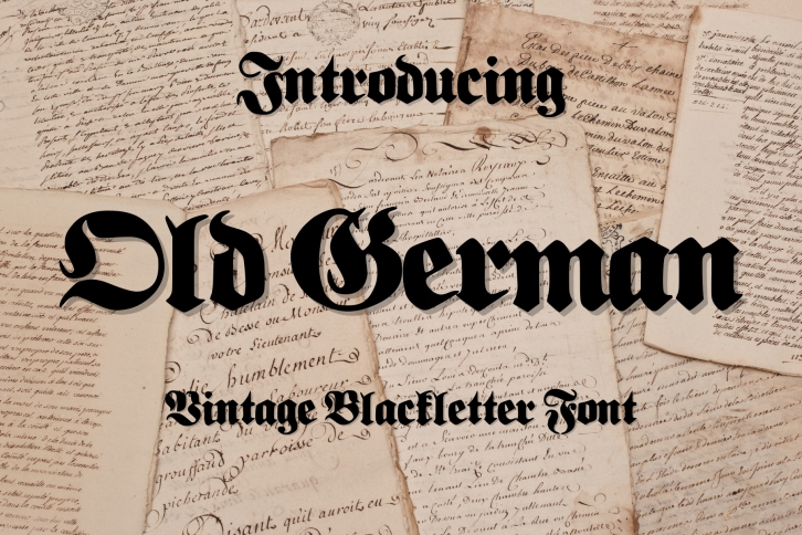 Old German Font Download