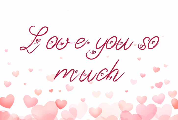Love You so Much Font Download
