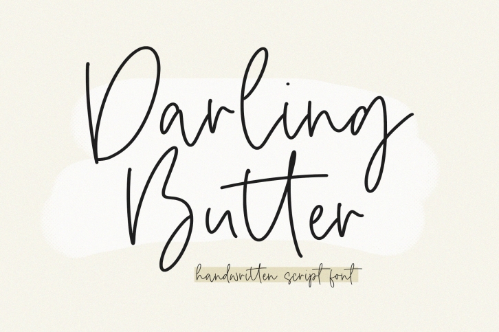 Darling Butter Font Download