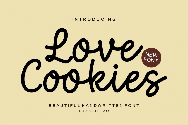 Love Cookies Font Download