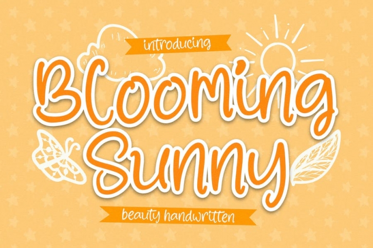 Blooming Sunny Handwritten Font Font Download