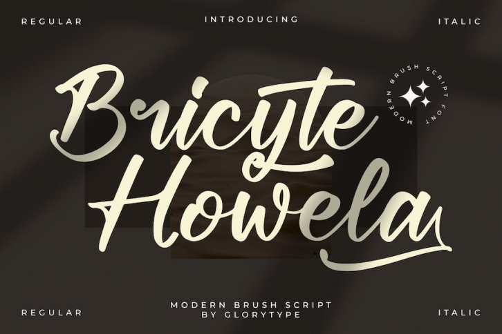 Bricyte Howela Modern Brush Script Font Font Download
