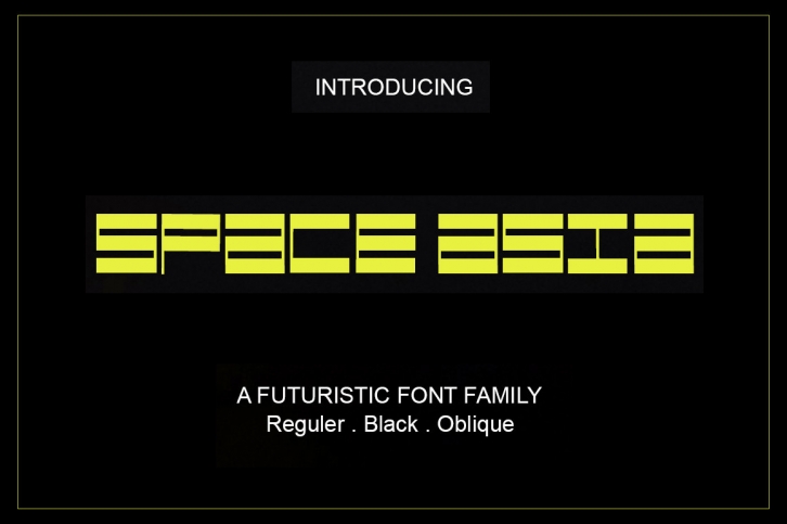 Space Asia Font Download