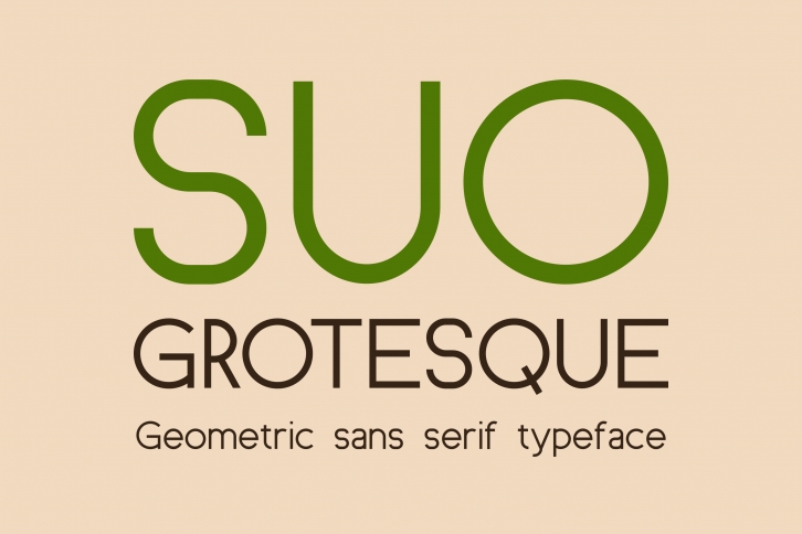 Suo Grotesque Font Download