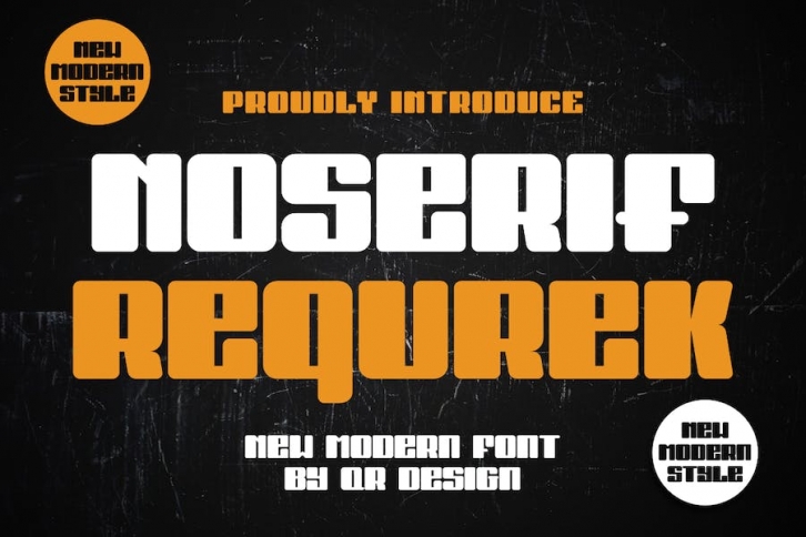 Noserif Requrek Font Download