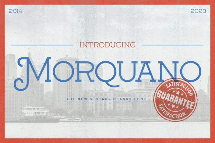 Morquano - Vintage Casual Fonts Font Download