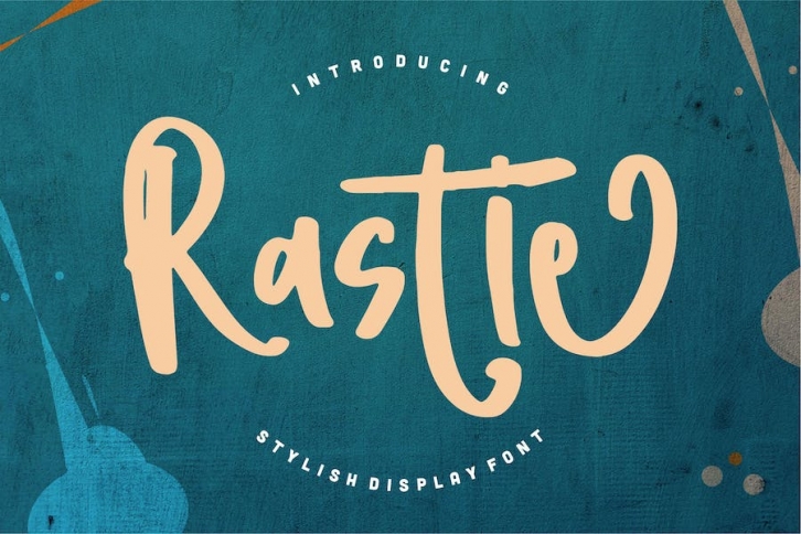 Rastie | Stylish Display Font Font Download