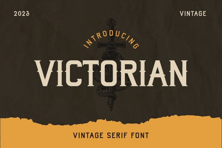 Victorian Vintage Serif Font Font Download