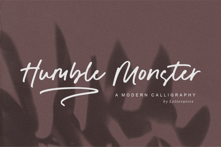 Humble Monster Font Download