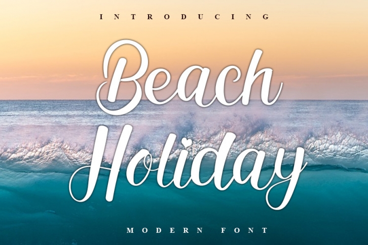 Beach Holiday Font Download