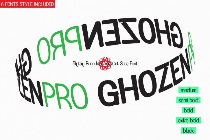Ghozen Pro Font Download