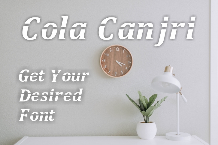 Cola Canjri Font Download