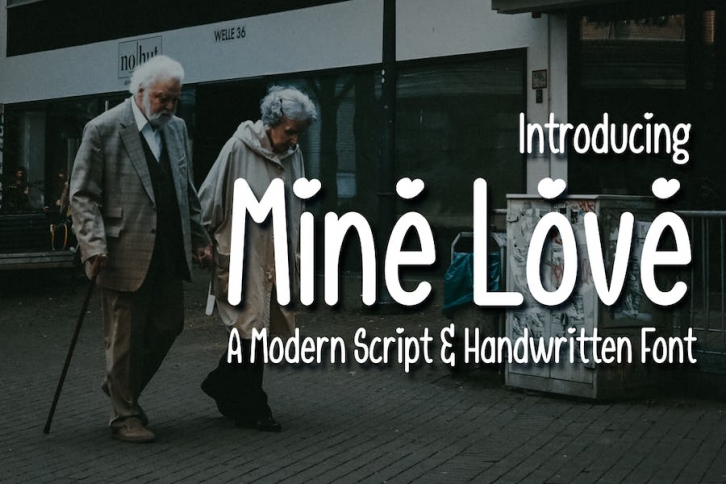 Mine Love - Modern Script And Handwritten Font Font Download