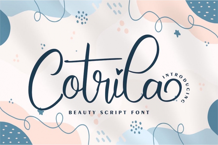 Cotrila | Beauty Script Font Font Download