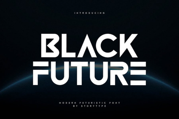 Black Future Modern Futuristic Font Font Download