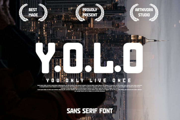 Y.O.L.O - Sans Serif Font Font Download