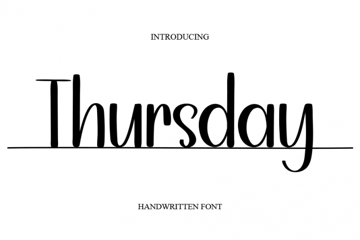 Thursday Font Download