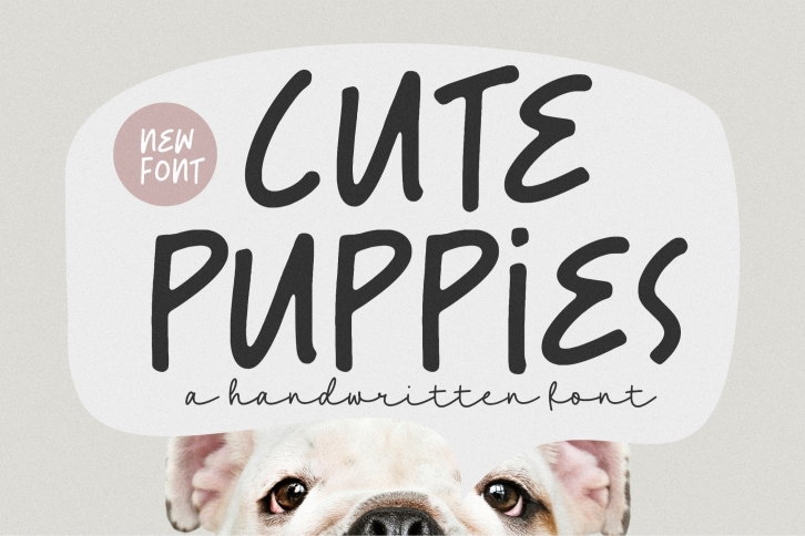 Cute Puppies Font Download