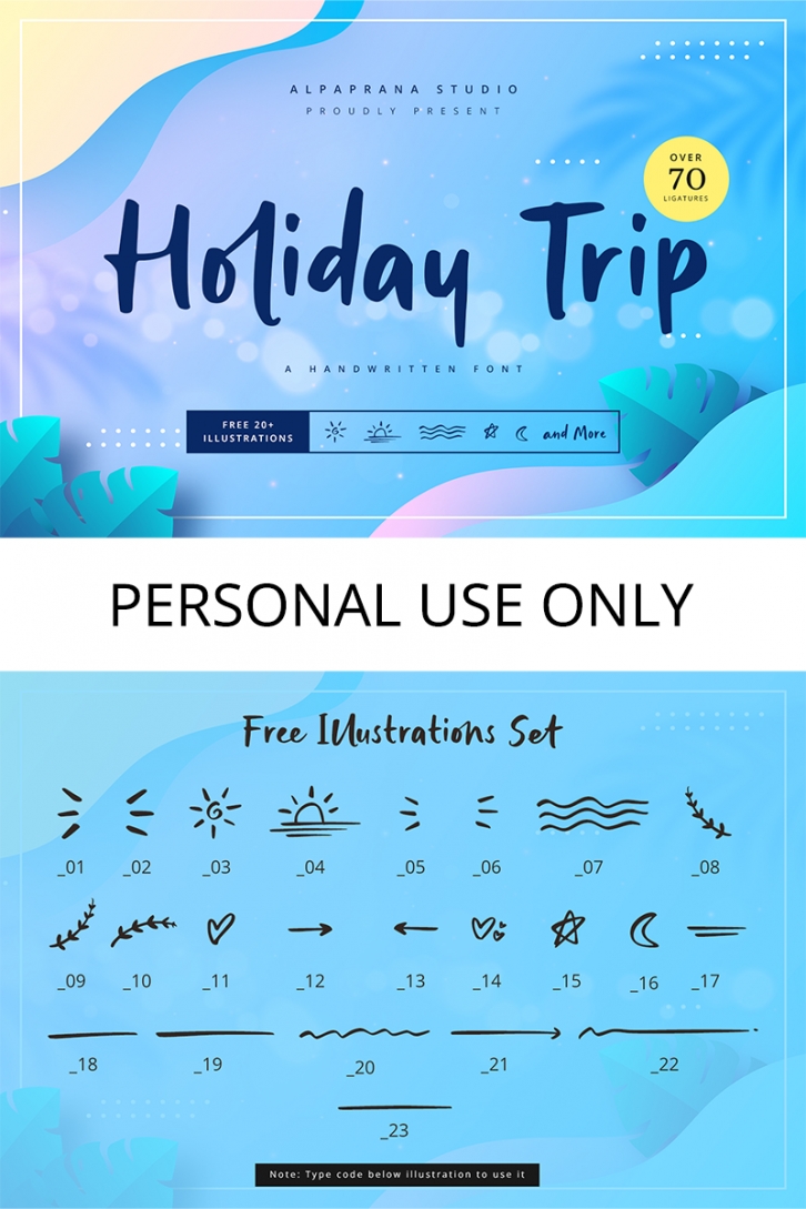 Holiday Trip Font Download
