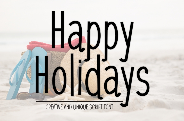 Happy  Holidays Font Download