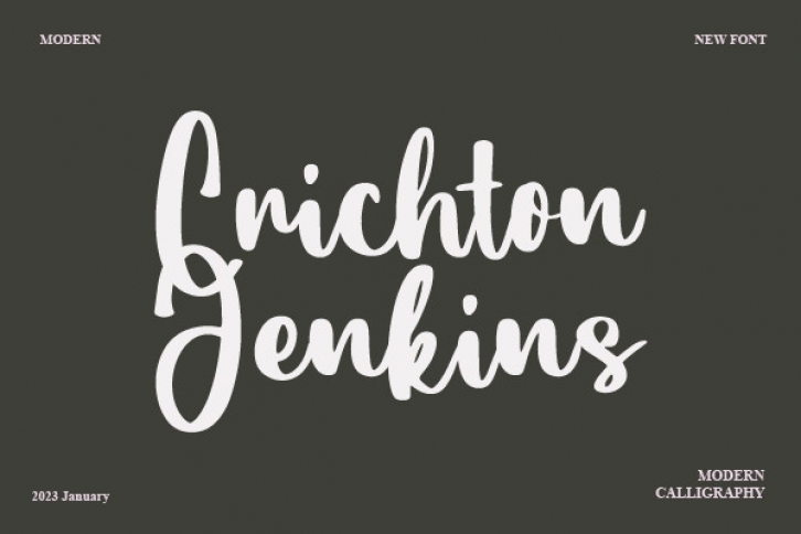 Crichton Jenkins Font Download