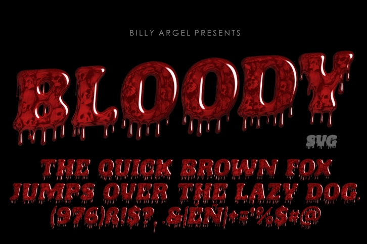 BLOODY TYPE Font Download