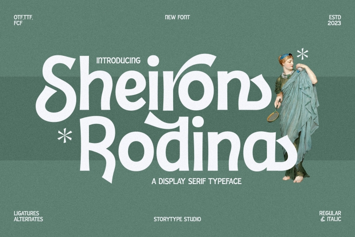 Sheiron Rodina Font Download