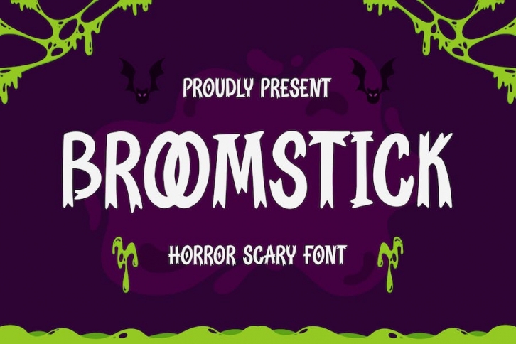 Broomstick - Scary Horror Font Font Download