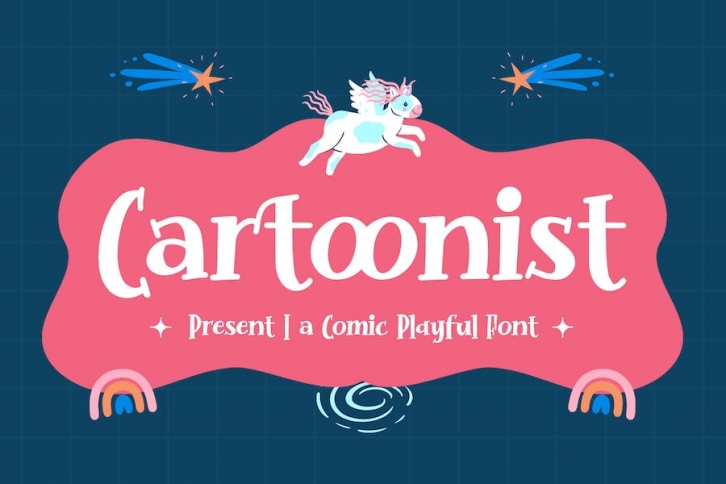 Cartoonist - A Comic Playful Font Font Download