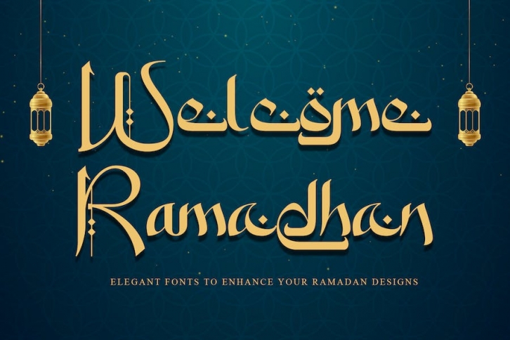 Welcome Ramadhan Font Download