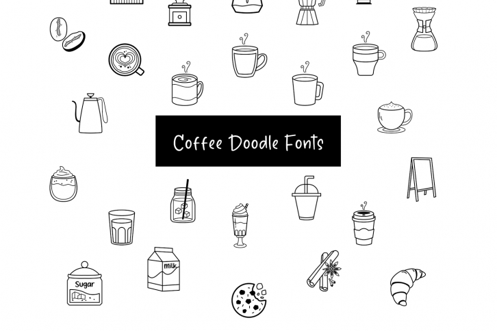 Coffee Doodle Font Download