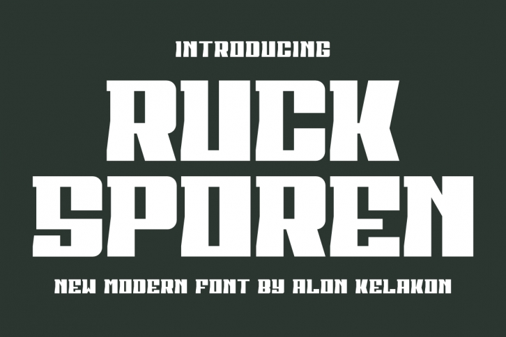 Ruck Sporen Font Download