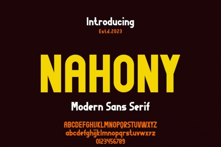 Nahony Font Font Download