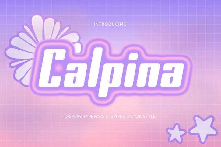 Calpina - Y2k Retro Font Font Download